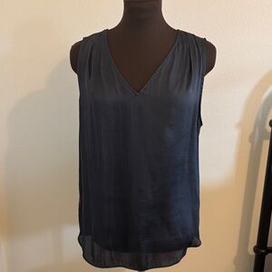 Banana Republic Sleeveless Navy Blouse
